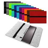 Sleeve Hülle für Lenovo Yoga 530 14 Zoll Tasche Filz Notebook Cover Laptophülle, Farbe:Grau