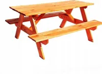 Kinderpicknickbank Kinder Picknicktisch Kindersitzgarnitur Garten Bank aus Holz