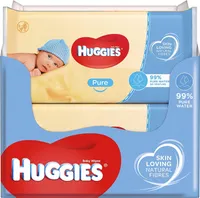 Huggies Pure sensitive Baby Feuchttücher Tücher 99% Wasser Monatsbox 10 x 56 St.