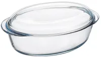 Kasserolle oval, Glas