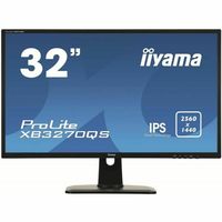 Iiyama XB3270QS-B1 - 80 cm (31,5 Zoll), LED, IPS, WQHD, Höhenverstellung, Pivot, Lautsprecher, DisplayPort