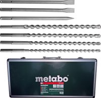 Metabo Bohrer- und Meissel-Set in Alukoffer 7-teilig 623106000 SDS-Max