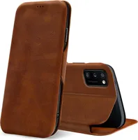 Conie Retro Klapp Tasche für Samsung Galaxy A02s Kartenfach Hülle Rundumschutz in Braun