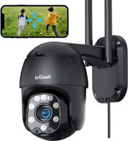 ieGeek Überwachungskamera Außen PTZ 355°|90° Schwenkbar, Outdoor Kamera WLAN 1080P, 25M Farbnachtsicht, Automatische Verfolgung, Onvif, IP66