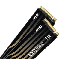 MSI SPATIUM M480 SSD 1TB - PCIe 4.0 NVMe M.2 Internal Solid State Laufwerk, 7000MB/s Lesen & 5500MB/s Schreiben, 3D NAND, Integrierte Datensicherheit