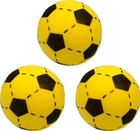 3x weicher Ball Softball Gelb Schaumstoffball Kinder Soft Fußball 20cm Atabiano 605
