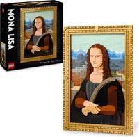 LEGO Art Mona Lisa, Set für Erwachsene, Gemälde von Leonardo da Vinci zum Aufhängen, kreative Aktivität für Männer und Frauen, Geschenk für Kunstliebhaber, italienische Renaissance Kunst 31213