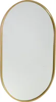 Fragix Boston Spiegel Oval - Gold - Metallrahmen - 80x50