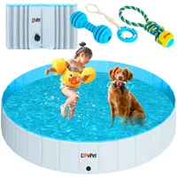 LOVPET® Faltbarer Hundepool Schwimmbecken für