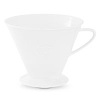 Porzellan Kaffeefilter Gr. 6 Weiß