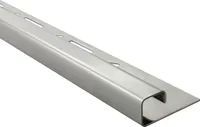 Quadrat Edelstahlschiene Profil Fliesenschiene Edelstahl V2A L250cm 10mm glänzend