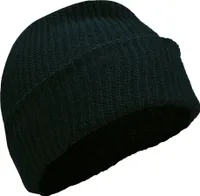MIL-TEC Rollstrickmütze schwarz Rollmütze Strickmütze Watchcap Wintermütze Mütze