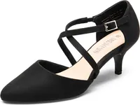 DREAM PAIRS Damen Sandale Pumps hohen Absätzen, Farbe: Schwarz, Größe: 41