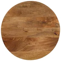BEI CLORIS Tischplatte Ø 50x2,5 cm Rund Massivholz Mango 2024 Neu1353659