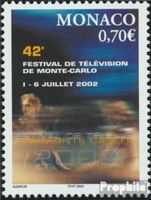 Briefmarken Monaco 2002 Mi 2604 (kompl.Ausg.) postfrisch Fernsehfestival