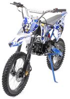Kinder Jugend Enduro Crossbike 125 cc 4 Takt Motorcrossbike Motorrad Cross (Blau)