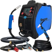 DIGIMIG 220 LCD - 200A Schweißgerät Multi - MIG MAG Schweißgerät Schutzgas und Fülldraht mit WIG, MMA und Punktschweißgerät