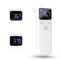 Neueste Digitales Fieberthermometer Infrarot Thermometer Termometer Zur Temperaturmessung Kontaktloses Fieberthermometer Größerer LCD-Bildschirm