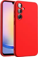 Hülle für Samsung Galaxy A25 5G Handy Schutz Cover Silikon Gel Case Handyhülle, rot