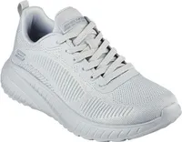Skechers Damen-Sneaker BOBS SPORT SQUAD CHAO Light-Grey Grau, Farbe:grau, EU Größe:39