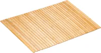 relaxdays Badvorleger aus Bambus 80x50 cm