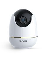 ZOSI C513 3MP Innen WLAN Überwachungskamera PTZ Domekamera mit 2-Wege Audio, Smart WiFi IP Kamera für Haustiere Baby Monitor, Menscherkennung, HD Nachtsicht