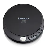 Lenco CD-010 - Tragbarer CD-Player mit Akku-Aufladefunktion - Schwarz