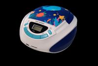 METRONIC für Kinder mit USB-Anschluss CD-/MP3-Player Ozean - Weiß und Blau - 477170