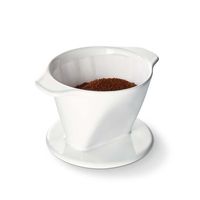 Tchibo Kaffeefilter, Filtergröße 101, Spülmaschinengeeignet, Keramik, Weiß
