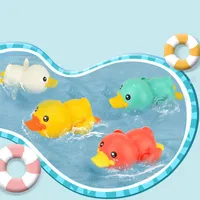 BIECO Badespielzeug Bieco Aufziehspielzeug Ente zum Baden Badespielzeug  Baby ab 1 Jahr Wasserspielzeug Baby Ente Süßes Enten Badewannen Spielzeug  zum Aufziehen Gelbe Ente als Planschbecken Spielzeug Badetiere