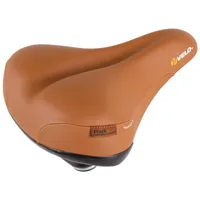 Velo Fahrradsattel „Tour Ela X City“, Braun, 260 x 220 mm