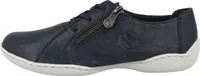 Rieker Damen Halbschuhe Sneaker Schnürschuhe 58821, Größe:37 EU, Farbe:Blau