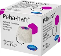 Pehahaft kohäsive elastische Fixierbinde 4cm breit