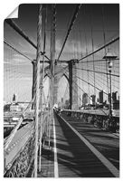 ARTland Poster New York City Brooklyn Bridge II Größe: 20x30 cm