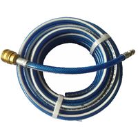 Druckluftgarnitur blau Ø9mm 20m Rolle mit Hülsen Druckluftschlauch