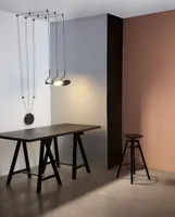 Nova Luce LUCCELO LED závěsné světlo černé 30W teplá bílá 16x16x400cm 9190130