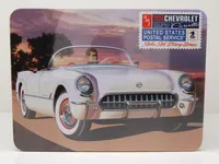 AMT 1244 Chevrolet Corvette Convertible USPS Stamp Series 1953 weiß Kunststoffbausatz 1:25