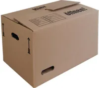 Umzugskarton Wellpappe L501xB351xH336 mm zweiwellig braun