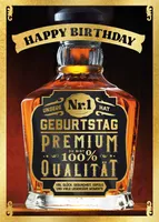 Geburtstag - Great Cards - Soundkarte und Lichtkarte A4-Format