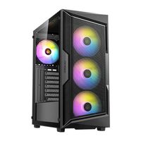 Antec AX61 Elite - Midi Tower - PC - Schwarz - ITX - micro ATX - Kunststoff - Stahl - 16 cm