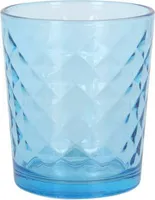 6er Trinkgläser Gläser Wassergläser Wasserglas Glas Trinkglas Blau 360 ml