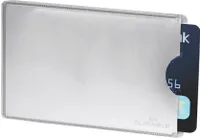 DURABLE Kreditkartenhülle RFID SECURE silber 5,4 x 8,6 cm
