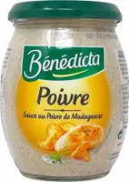Bénédicta Sauce au Poivre de Madagascar – Intensive Pfeffersauce im 260g Glas