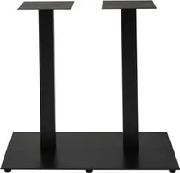 Doppel-Tischgestell schwarz 72 cm 80x48 NAPOLI