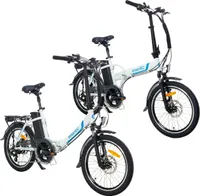 smartEC 2er Pack Camp-20D & Camp-20H Falt Pedelec/E-Bike 20 Zoll Weiß