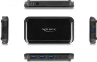DELOCK 7 Port USB 3.2 Gen 2 Hub mit 4 USB Typ-A