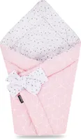 Bellochi 2in1 Baby Einschlagdecke Babyhörnchen - 100% Baumwolle Wickeldecke - 75 x 75 cm - für Kinderwagen, Babybett oder Kindersitz - Ganzjährig -   - Aurora
