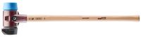 Halder-SIMPLEX-Schonhammer mit TE-Gehäuse und Holzstiel, Stiel 700 mm, Größe:  Ø 60 mm