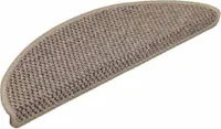 vidaXL Samolepiace rohože na schody Sisal 15 ks 56x17x3cm Tmavo béžová