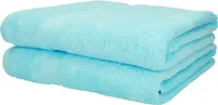 Betz 2 Stück Duschtücher 70x140 cm PALERMO 100% Baumwolle  Farbe: türkis